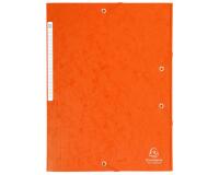 Chemise à élastiques Maxi capacity carte lustrée 425gm2 - A4 - Orange