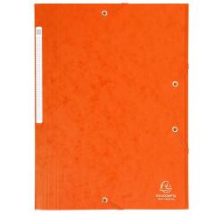 Chemise à élastiques Maxi capacity carte lustrée 425gm2 - A4 - Orange
