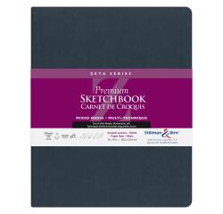Zeta Series carnet souple 26F 20,3x25,3cm 270g - Blanc