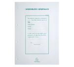 Recharge A4 pour reliures registres - 100 feuillets perforation 4 trous - Blanc