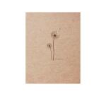 Flying Spirit carnet cousu 60F 16x21cm 90g - Kraft brun