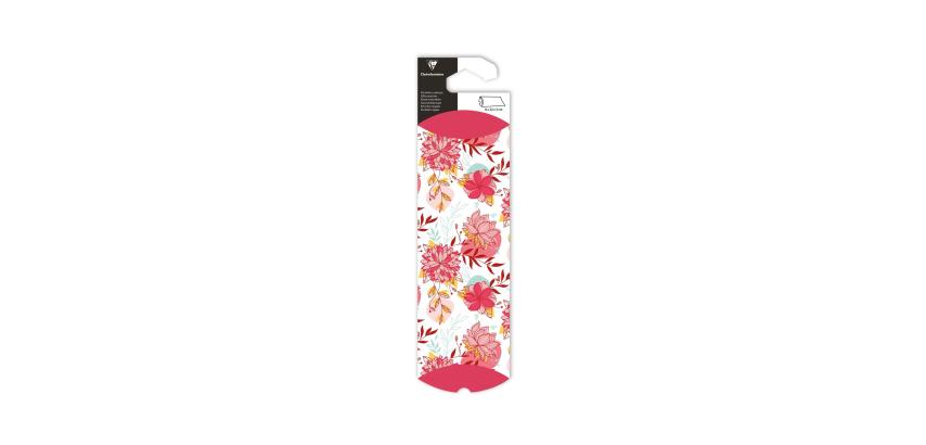 Pochette cadeau, 8x22cm, Flora - Multicolore