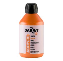 DARWI Acrylfarbe opak, Flasche 250ml, Orange - Orange