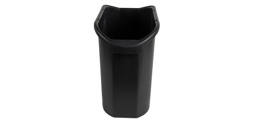 TOP LINE WASTE PAPER BIN black - Black