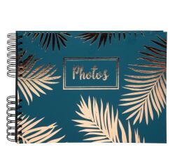 Wireb album 50p. black 32x22cm PALMA red - Blue