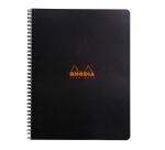 Rhodia Classic Notebook A4+ Lined+Margin - Black