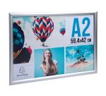 Wall snap frame poster holder aluminium A2 Office alu - Crystal