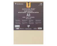 Goldline contrecollé pour passe-partout paquet 10F A3 1,25mm - Ivoire