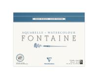 Fontaine bloc collé 4 côtés 15F 30x40cm 300g grain nuageux