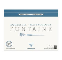 Fontaine bloc collé 4 côtés 15F 30x40cm 300g grain nuageux