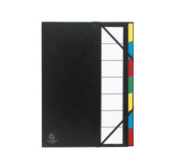 Sorteermap Harmonika® Ordonator®Sorteermap met uitrekbare rug en elastosluiting - 7 Indelingen - Zwart