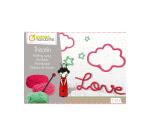 Boîte créative, Tricotin - Rose