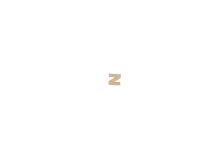 Petite lettre kraft z 8,5cm - Kraft