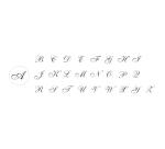 Pastille laiton sceau sur broche lettre anglaise