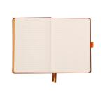 Rhodiarama Goalbook rembordé rigide A5 240 pages dot papier ivoire 90g - Chocolat