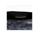 CÉLESTE CUIR Trousse ronde Ø5,5x22 cm Lazer Noir