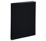 Registre 29,7x21cm 5x5 folioté 300 pages - Noir toilé