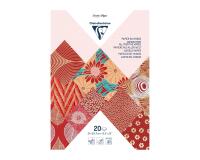 PAPIER ARTISANAL, Bloc encollé de 20 feuilles au format 21x29,7cm