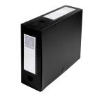 Archivbox mit Druckknopf, PP 700µ, Rückenbreite 100mm, 25x33cm für DIN A4, Opak
