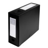 Boite de classement à pression Dos 100mm polypropylène 7/10e Opaque - A4 - Noir