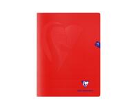 Cahier piqué Mimesys 24x32cm 96 pages petits carreaux couverture polypropylène