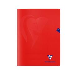 Cahier piqué Mimesys 24x32cm 96 pages petits carreaux couverture polypropylène