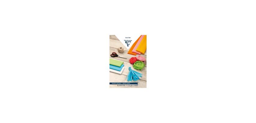 Crepe paper color chart