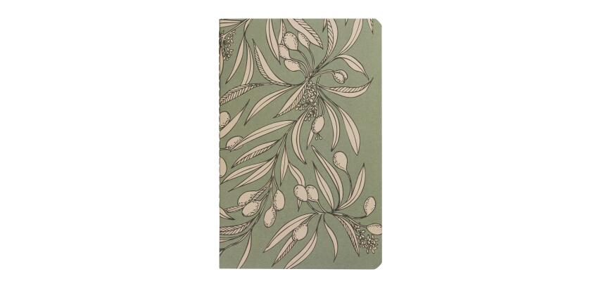 Jardin des Sens, Carnet cousu fil 11x17cm, 64 pages, ligné, ass.