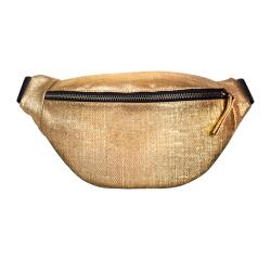 Leather fanny pack 30x16.2 cm - Gold