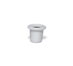 Encrier porcelaine rond - blanc