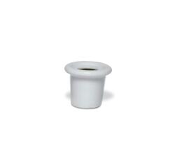 Encrier porcelaine rond - blanc
