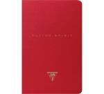 Clairefontaine Flying Spirit Leather Pencil Case - 21x6x6cm - Red