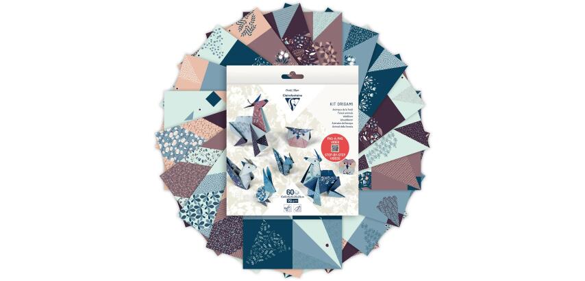ORIGAMI, Pack 60S 3 sizes, Animals - Multicolour