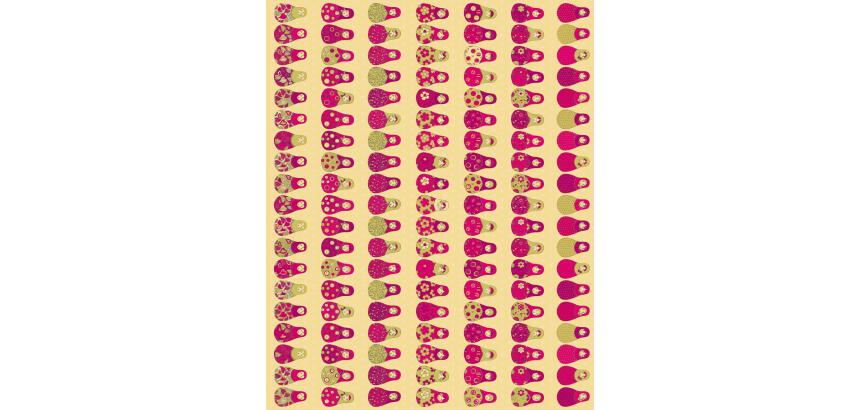 * Pochette 3 Feuilles Identiques Ref 576 - Orange