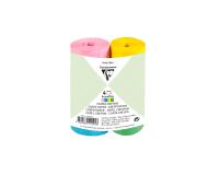 PAPIER CRÉPON IGNIFUGÉ, 4 bandes au format 5cmx10m - Assortiment printanier