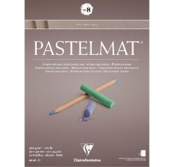 Pastelmat blok gelijmd 12 bladen 30x40 cm 360 g n°8