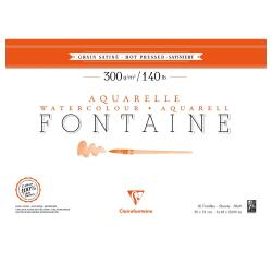 Fontaine bloc collé 4 côtés 20F 36x51cm 300g grain satiné