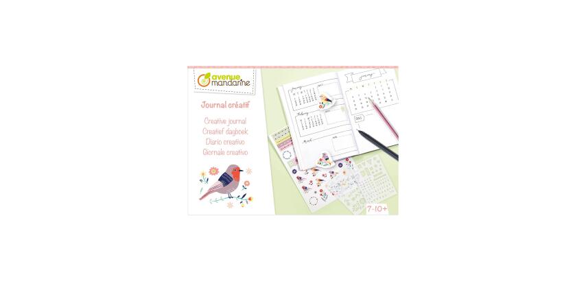 Boîte créative, Journal créatif - Blanc