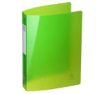 Classeur 4 anneaux plastifié Exacompta Iderama A4 maxi - Dos 4 cm couleurs  assorties