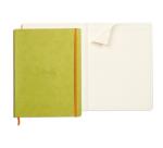 Rhodiarama cahier souple A4+ 160 pages ligné papier ivoire 90g - Anis