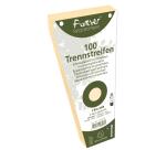 Paquet 100 fiches intercalaires trapézoïdales unies perforées Forever - 105x240mm