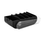 Card index and Flash Cards box A7 Office black/clear