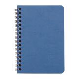 Cahier reliure intégrale Age Bag 9x14 100 pages ligné - Bleu