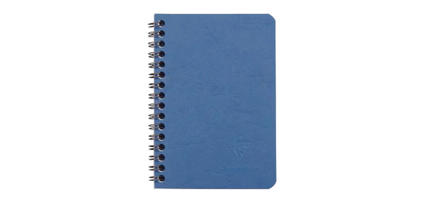 Cahier reliure intégrale Age Bag 9x14 100 pages ligné - Bleu