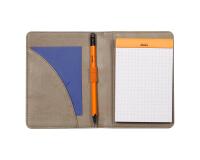 Rhodiarama livret porte-bloc N°12 pour bloc ou carnet format B7 - Taupe