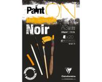 Paint'ON Noir bloc collé 20F A3 250g