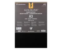 Goldline contrecollé pour passe-partout paquet 10F A3 1,25mm - Noir