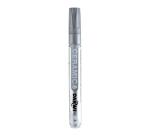 DARWI Kalte Keramikfarbe, Marker 2mm Spitze, Inhalt 6ml, Silber - Silber
