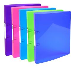 Classeur 2 anneaux 30mm IDERAMA PP polypropylène 7/10e - A4 maxi - Couleurs assorties