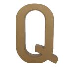 Lettre Q fantaisie - Kraft